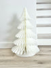 Extra Large Paper Honeycomb Christmas Tree - 25.5” (65cm) Holiday Party Decoration for Home, Office, Classroom, event decor,  gift, wedding