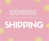 physical express shipping EU  - 1-2 working days, add to your order - rush / expedited  order / upgrade Decopompoms