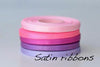 Double sided satin ribbon 5m full roll  pink lilac lavender Gift Wrap satin ribbon high quality Ribbon Gift