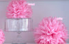 Small sparkling paper pom pom | Tissue paper pompoms | Christmas decorations