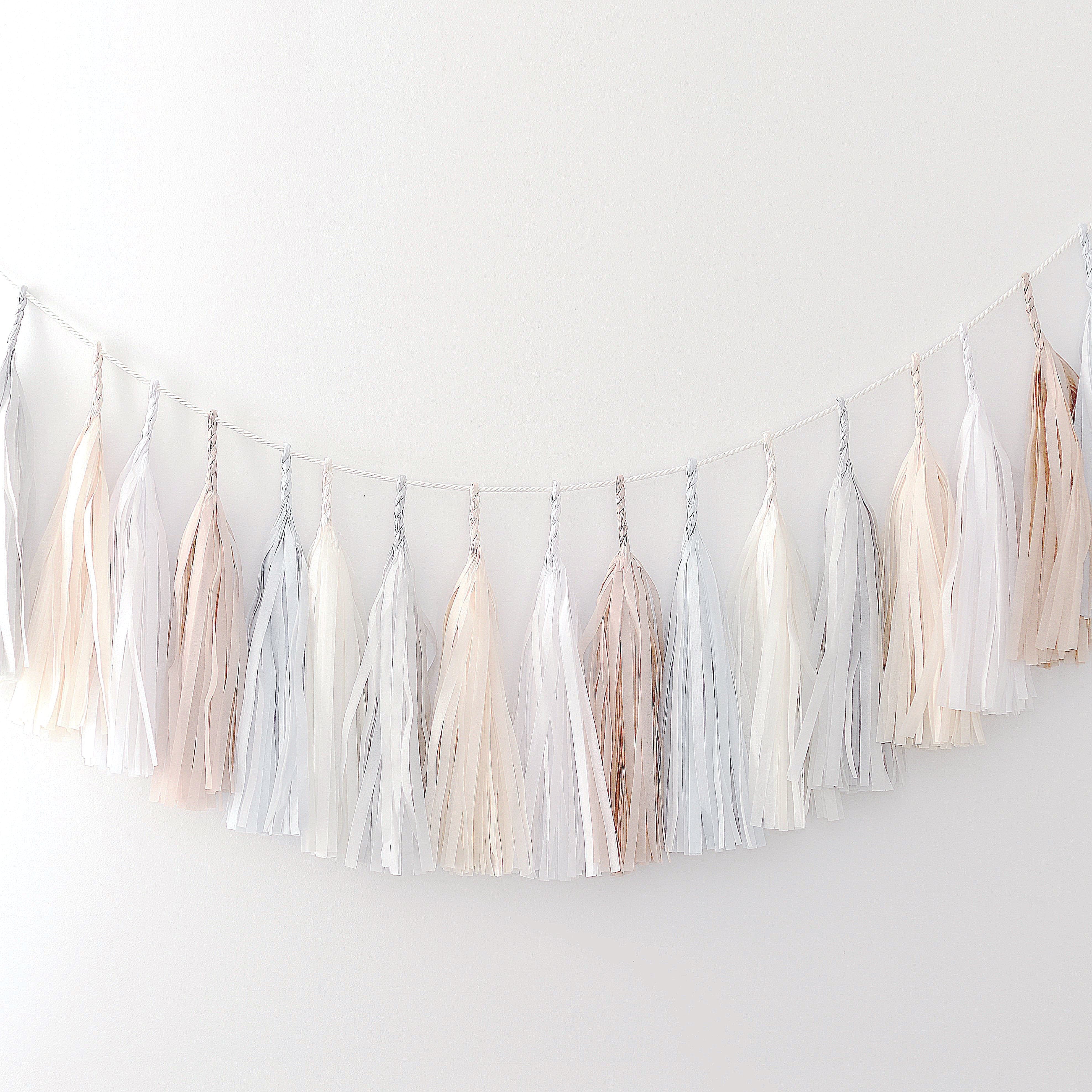 Blush sale tassel garland