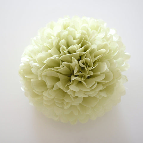 Sage green, celery, light green and almond milk honeycomb balls set, Tissue  paper pompoms, wedding decor, Honeycomb garland by Decopompoms