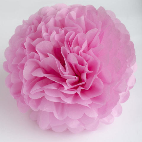 pom Large size raspberry tissue paper pom pom decopompoms